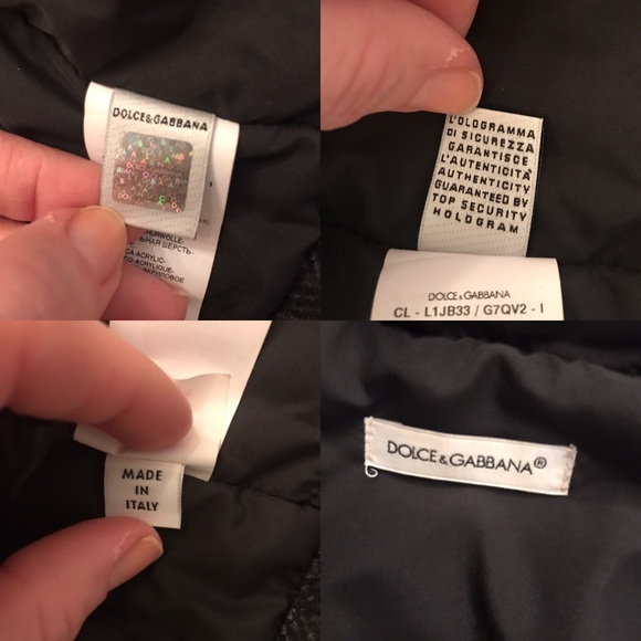 NWT Dolce & Gabbana Baby Coat Cashmere Blend - Picture 7 of 8